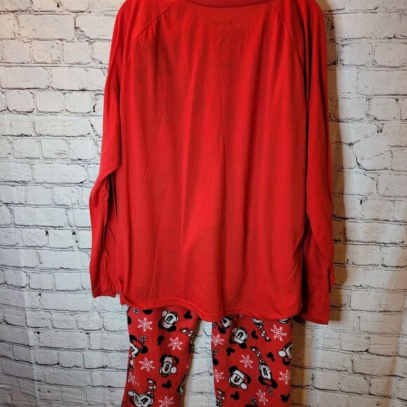 New Disney Minnie Mouse XXL‎ Women Christmas Pj Set Jammies for your families - Picture 2 of 8
